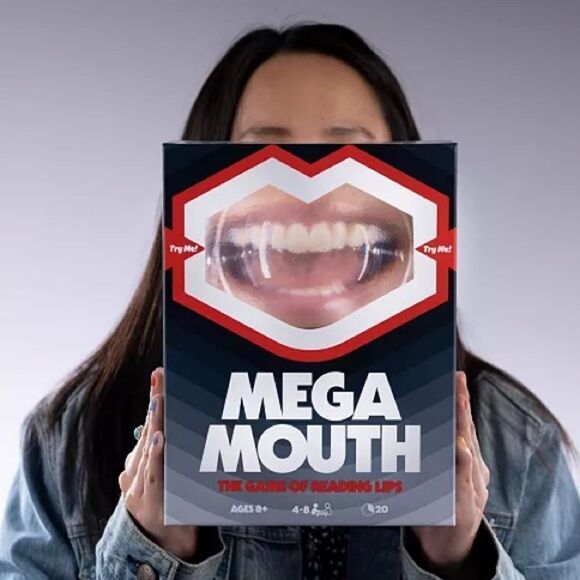 Mega Mouth Party Game - The Game Of Reading Lips new sealed - Picture 1 of 5